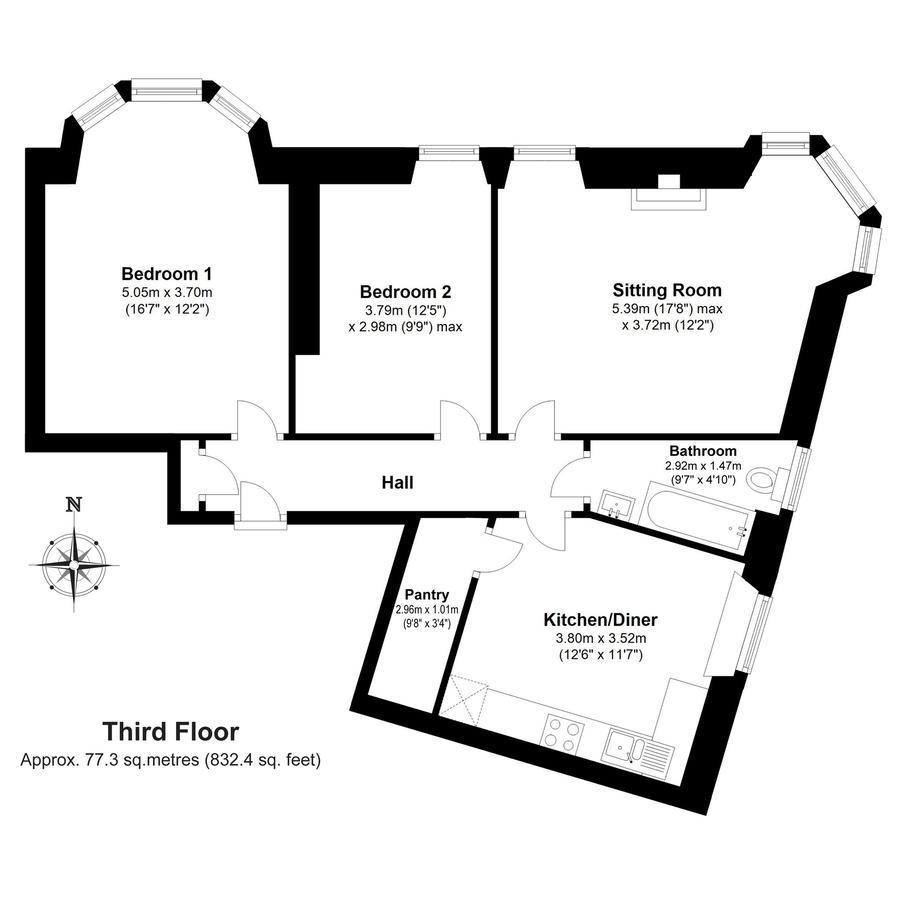Belhaven Terrace Appartement Edinburgh Buitenkant foto